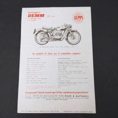 Lotto di 5 volantini brochure cataloghi motociclette anni 50 2