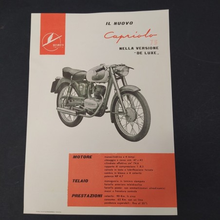 Lotto di 5 volantini brochure cataloghi motociclette anni 50