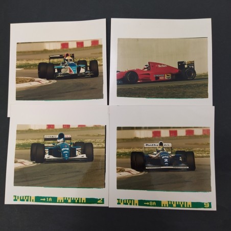 Blocco 77 tra foto originali figurine e cartoline automobili molte Ferrari