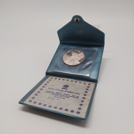 Medaglia argento Mondiali Messico 1970 Coppa Rimet 22 gr