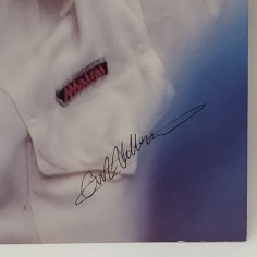 Poster stampato con foto Gilles Villeneuve formato 31x46 picoli difetti 2