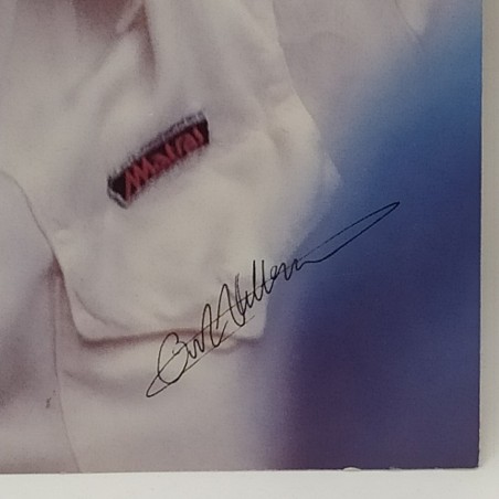 Poster stampato con foto Gilles Villeneuve formato 31x46 picoli difetti