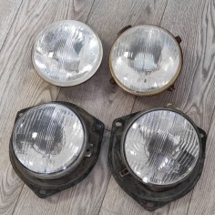 Set 4 fanali per Fiat 850 Sport Coupè 1968 due con maschere di montaggio 2