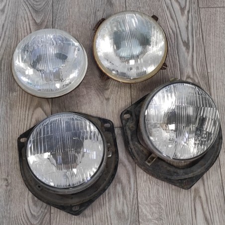 Set 4 fanali per Fiat 850 Sport Coupè 1968 due con maschere di montaggio
