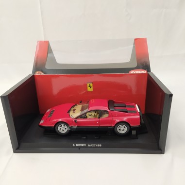 Modellino Kyosho Ferrari 365 GT4/BB rossa scala 1/18 piccoli difetti carrozzeria