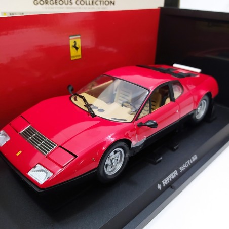 Modellino Kyosho Ferrari 365 GT4/BB rossa scala 1/18 piccoli difetti carrozzeria