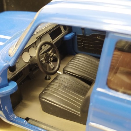 Modellino auto Solido Prestige Renault 8 Gordini Rally Maroc scala 1/18 blu