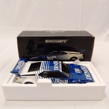 Modellino Minichamps BMW M1 Procar sponsor Denim colore blu scala 1/18
