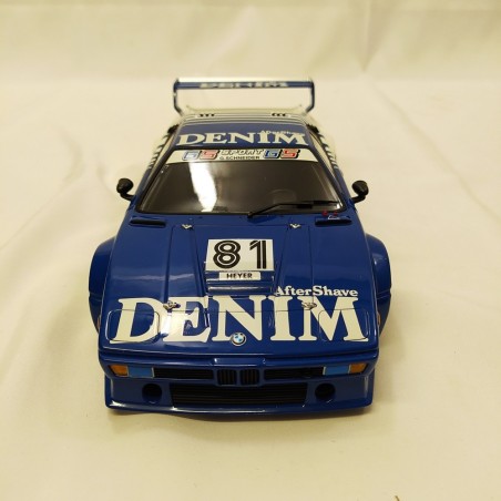 Modellino Minichamps BMW M1 Procar sponsor Denim colore blu scala 1/18