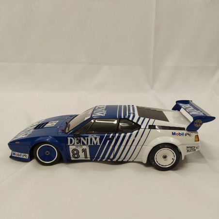 Modellino Minichamps BMW M1 Procar sponsor Denim colore blu scala 1/18