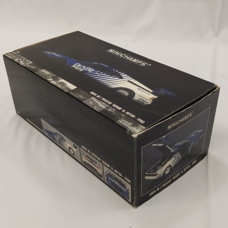 Modellino Minichamps BMW M1 Procar sponsor Denim colore blu scala 1/18