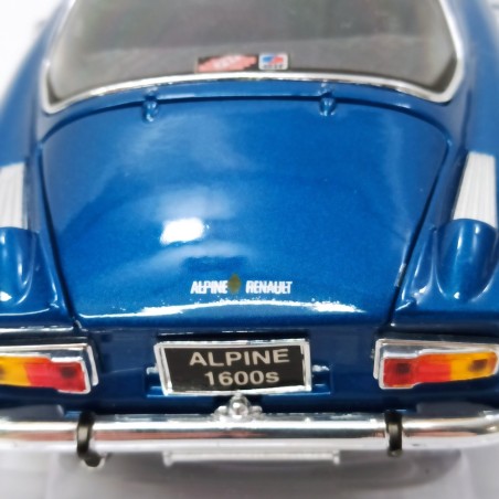 Modellino Maisto auto Renault Alpine 1600s blu metallizzato sc. 1/18 difetti
