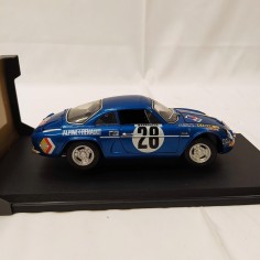 Modellino Maisto Renault Alpine serie limitata Montecarlo sc. 1/18 blu 2