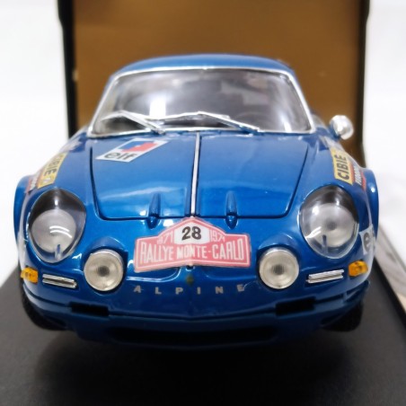 Modellino Maisto Renault Alpine serie limitata Montecarlo sc. 1/18 blu