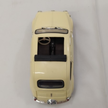 Modellino Solido Fiat 500 tetto apribile scala 1/18 colore giallo senza scatola