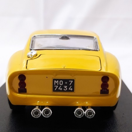 Modellino Ferrari 250 GTO 1962 gialla serie limitata sc. 1/18 scatola non orig.