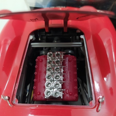 Modellino Mini Miniera Ferrari GTO 1962 rossa scatola non originale sc. 1/18