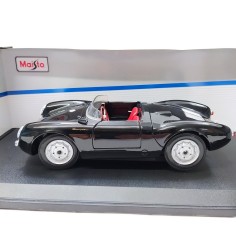 Modellino Maisto Porsche 550 RS Spyder nera sc. 1/18 esposta 2