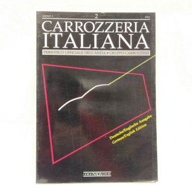 Libro Carrozzeria italiana Periodico ufficiale dell’ANFIA Anno 2 1991