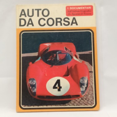 Libro Auto da corsa I documentari n. 10 De Agostini 1968