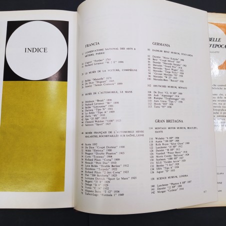 Libro Le più belle vetture d’epoca Gianni Rogliatti 1970