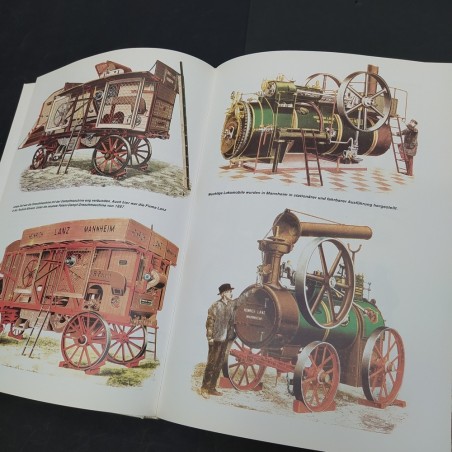 Libro Lanz Firmenchronik Damptmaschinen Benzinzugmaschinen Verdampfer-Bulldogs v