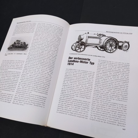 Libro Lanz Firmenchronik Damptmaschinen Benzinzugmaschinen Verdampfer-Bulldogs v