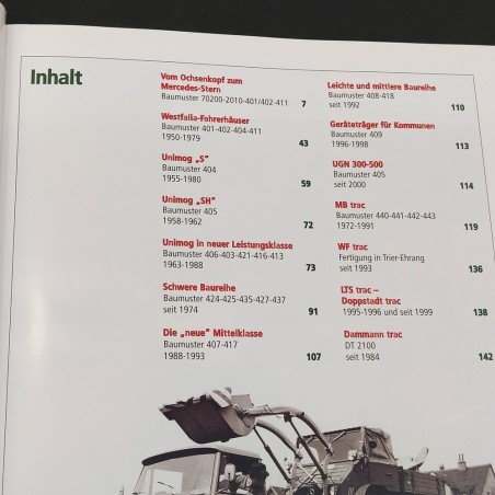 Libro Unimog & MB trac Die Chronik Rudi Heppe 2001