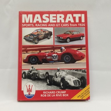 Libro Maserati Sports, racing and GT cars from 1926 Richard Crump, Rob de la Riv