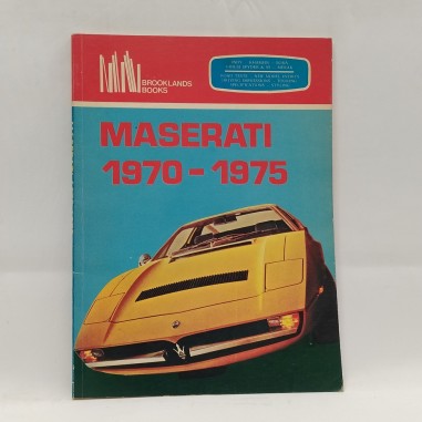 Libro Maserati 1970-1975 R. M. Clarke Brooklands books
