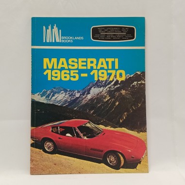 Libro Maserati 1965-1970 R. M. Clarke Brooklands books