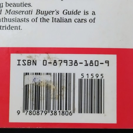 Libro Illustrated Maserati buyer’s guide Richard Crump, Rob de la Rive Box 1984