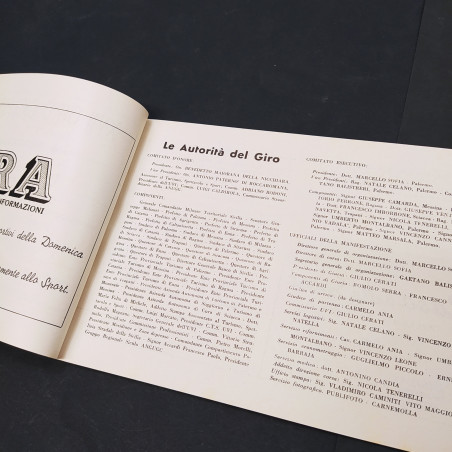 Libro XVII Giro ciclistico della Sicilia 5-10 aprile 1960 1960