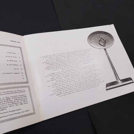 Libro The Milestone Car volume II, num. 2 Winter 1973 1973
