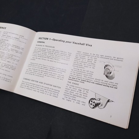 Libro Uso e manutenzione Vauxhall Viva owner’s handbook TS 643/5 1965
