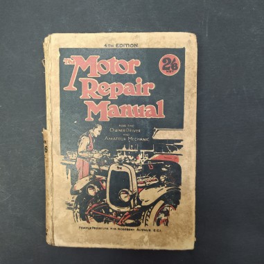 Libro The motor repair manual 4th editionn for the owner driver and amateur mech
