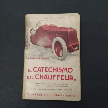 Libro Il catechismo del “chauffeur” Casimiro Boella 1927