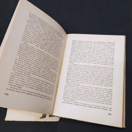 Libro Una vita con le corse Giovanni Canestrini 1962
