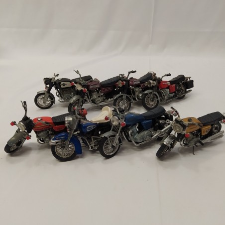 Lotto di 8 modelli Moto Polistil obsolete scala 1/15 condizioni discrete
