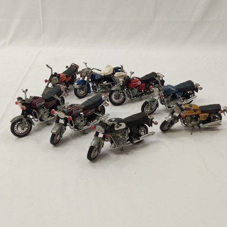 Lotto di 8 modelli Moto Polistil obsolete scala 1/15 condizioni discrete