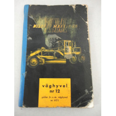 CATERPILLAR DIESEL NR 12 VAGHYVEL SWEDISH FORM 10492-4  SERIE NUMMER 8T1