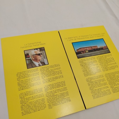Brochure La Ferrari storia e attività della casa di Maranello 3/85