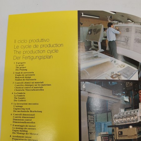 Brochure La Ferrari storia e attività della casa di Maranello 3/85