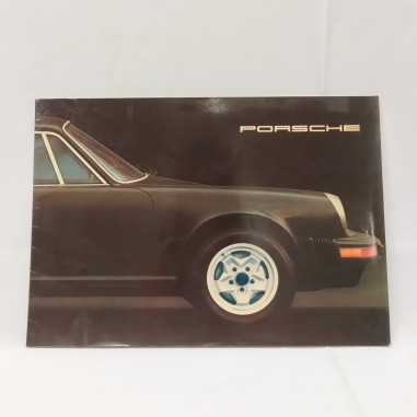 Catalogo promozionale brochure Porsche 911 con appendice dati tecnici