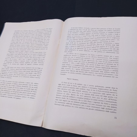 Benito Mussolini Discorso al senato Patto quattro potenze occidentali 1933