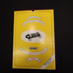 Calendario 1987 Matchbox International limited