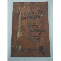 CATERPILLAR NO. 7A 7S BULLDOZER PARTS CATALOGUE ENGLISH TEXT FORM CTC 14-476