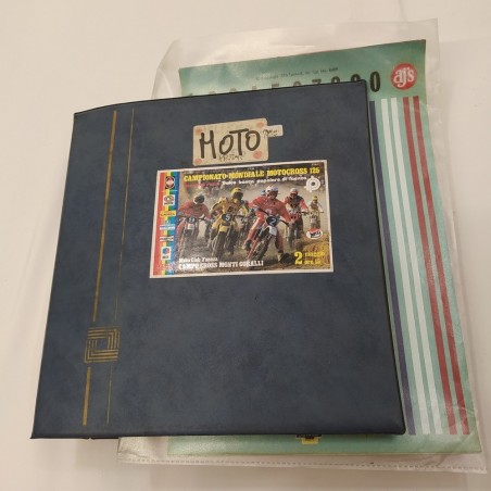 Raccoglitore album con assortimento di oltre 50 tipi di decal per modellismo