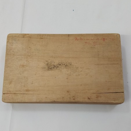 Scatola in legno primo 900 Ditta Augusto Vincenzo Besio Frutta Candita - Savona
