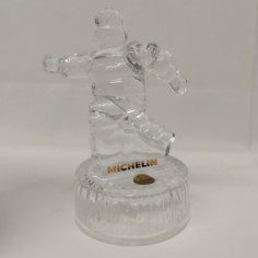 BIB trophee Or Michelin - Statuina originale Bibendum in vetro cristal d'Arques 2